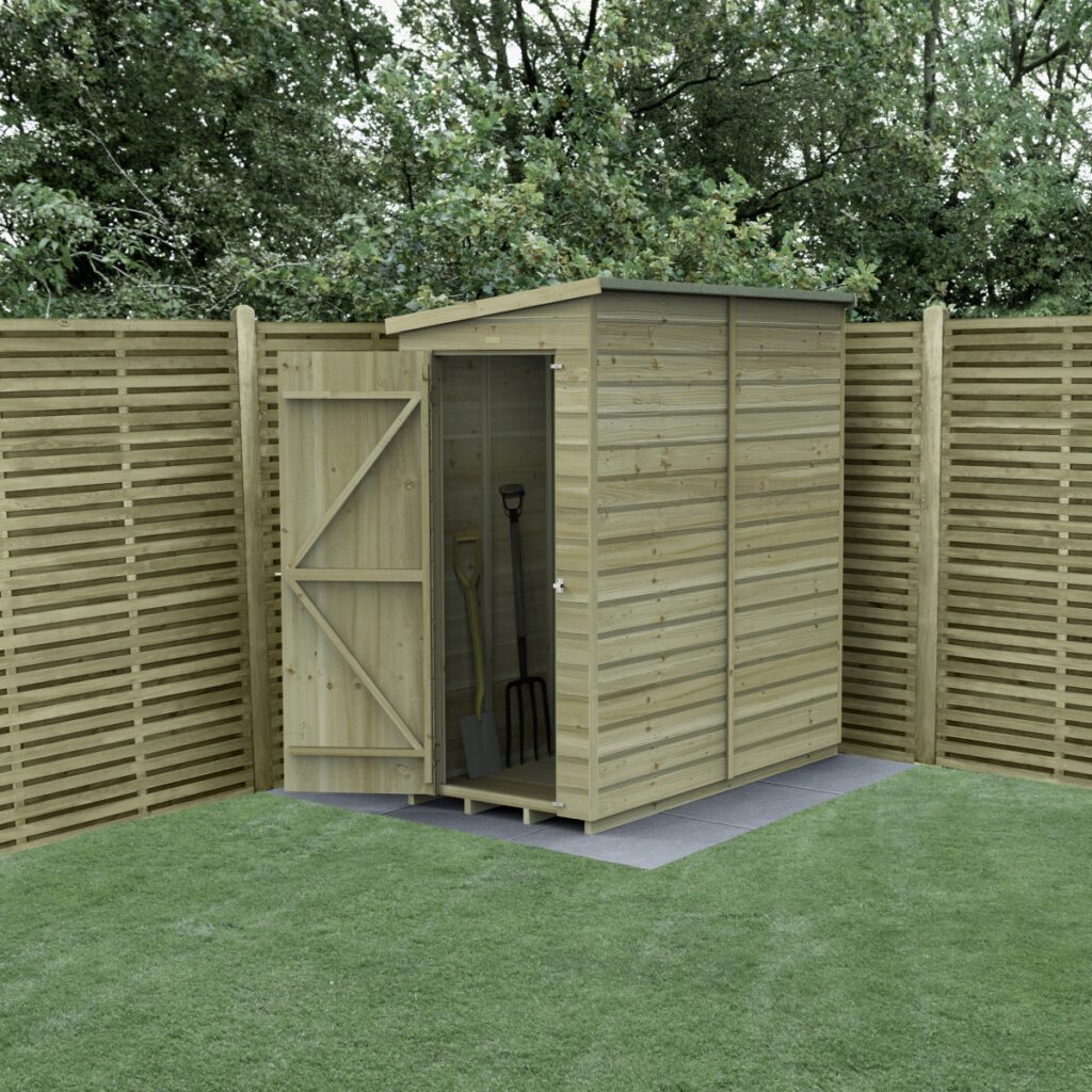 Beckwood 6×3 Pent Shed – No Windows – with Installation 5013053197547 2